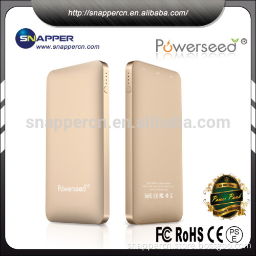 Powerseed New Version Ultra-thin 10000mAh qc3.0 power bank 5000amh
